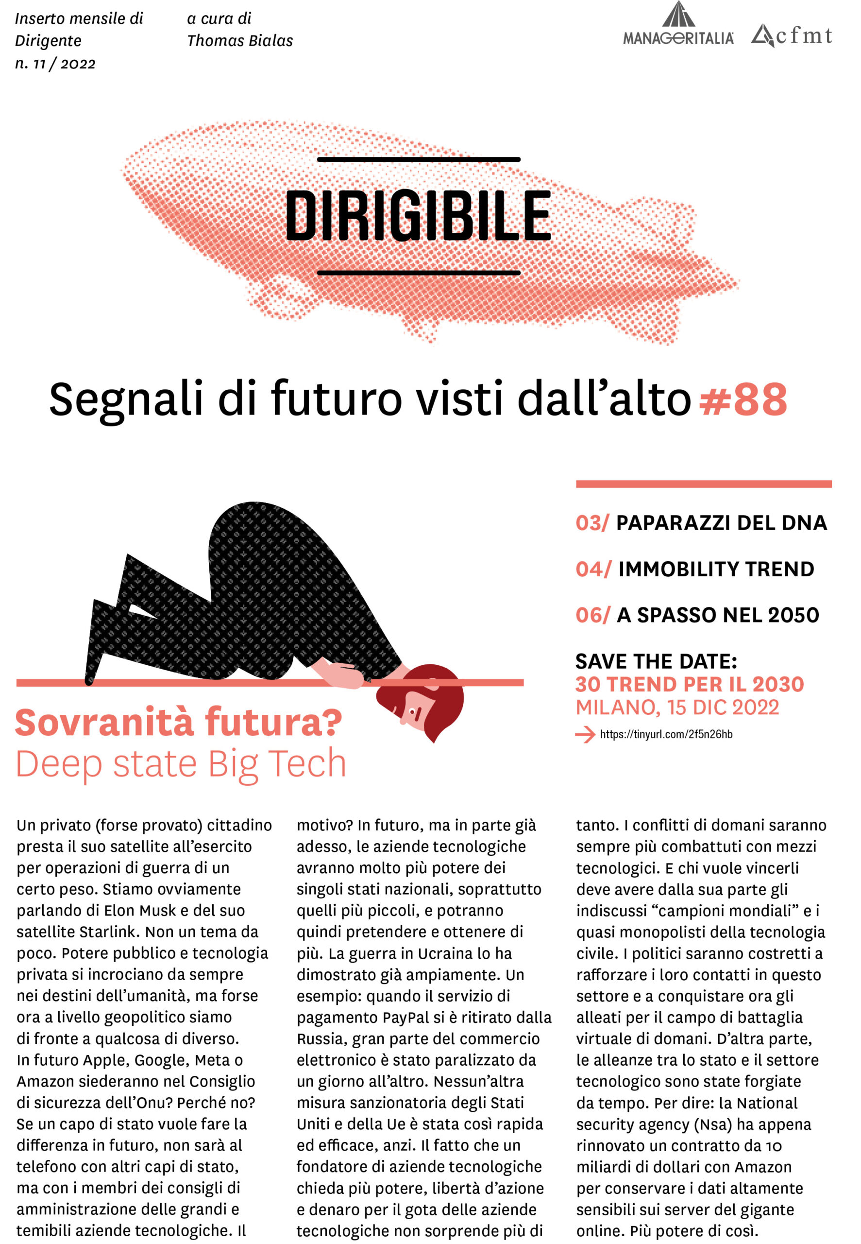 copertina dirigibile nov 2022