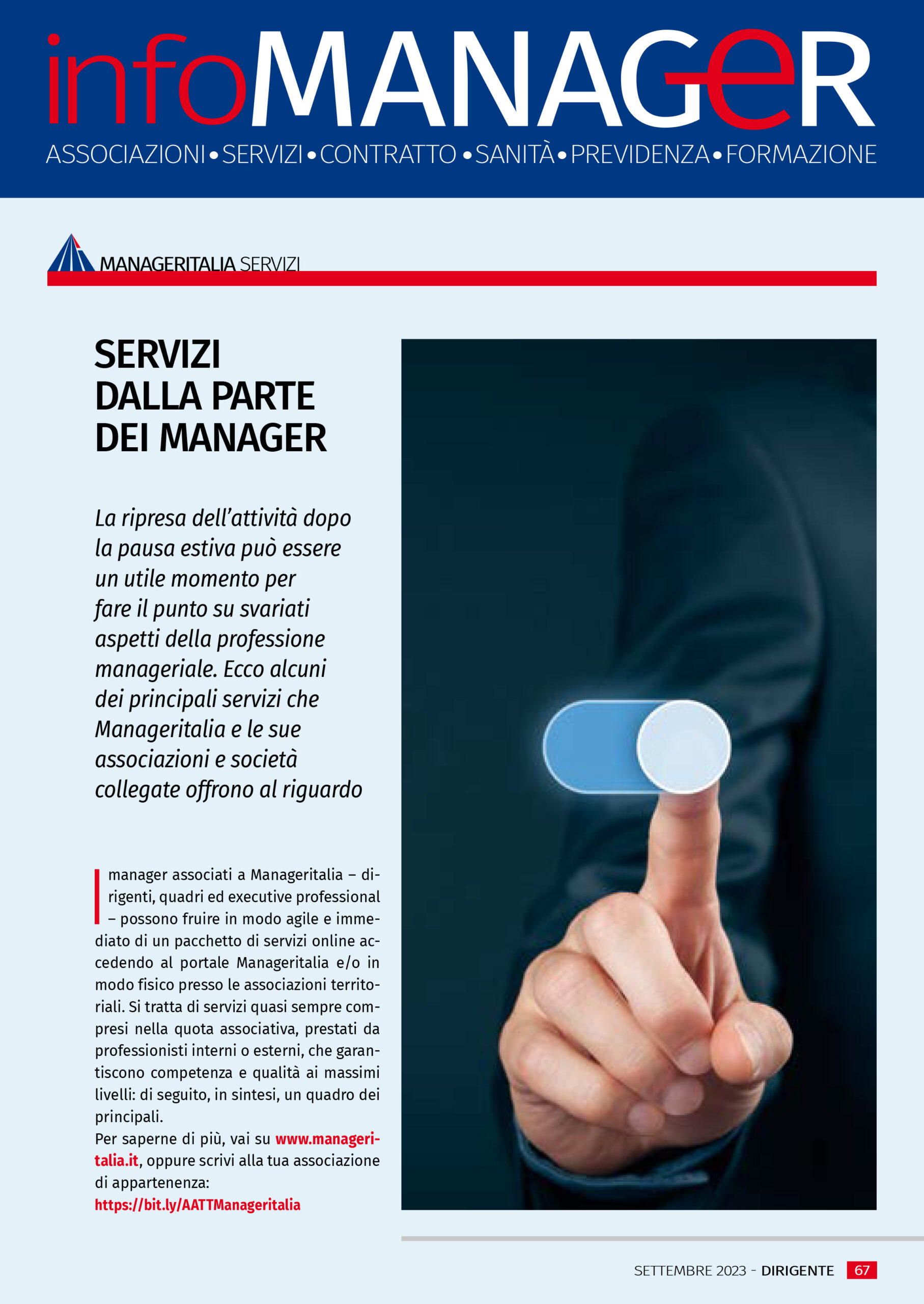 copertina InfoManager settembre 2023