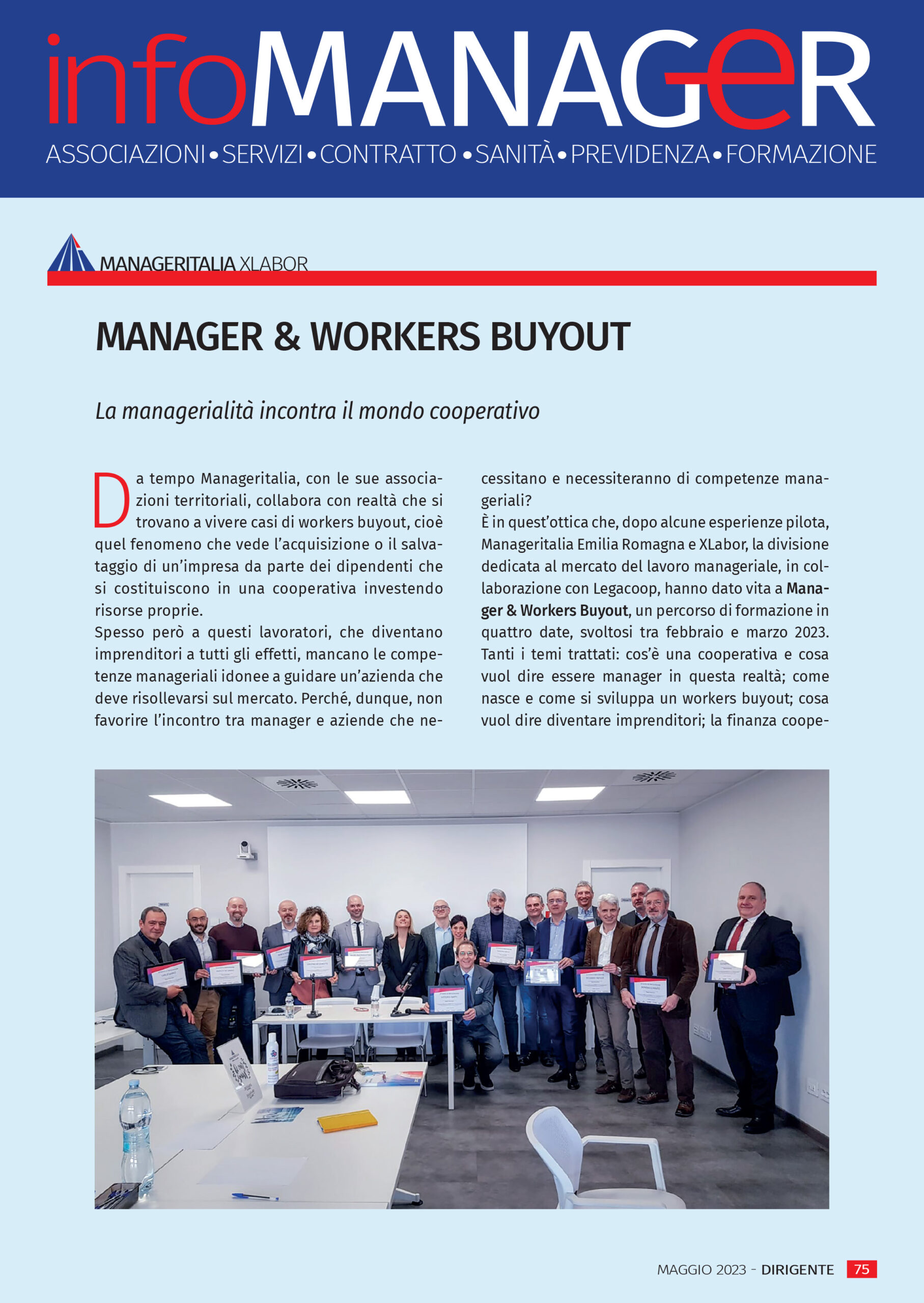Copertina InfoManager maggio 2023