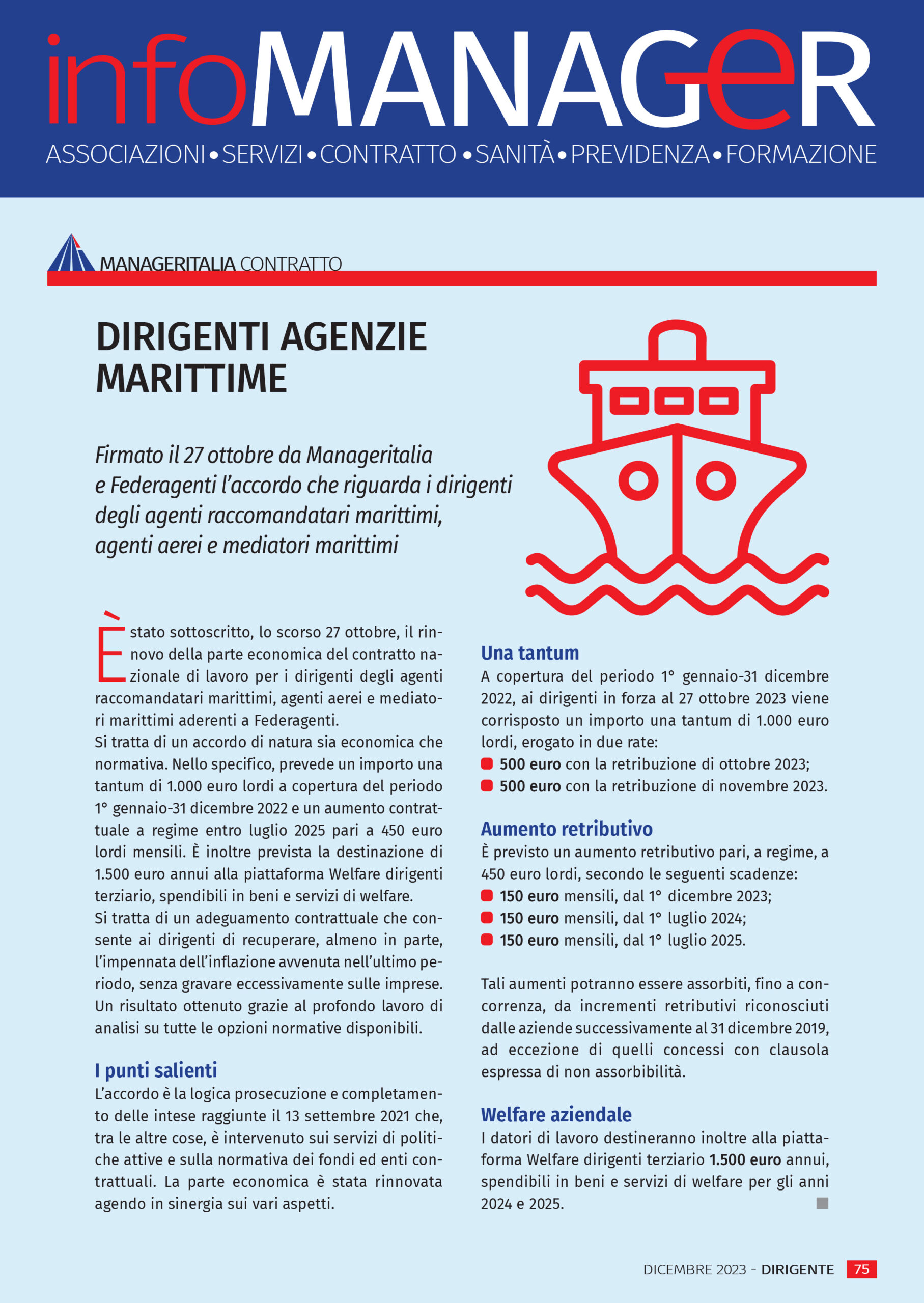 Copertina InfoManager dicembre 2023