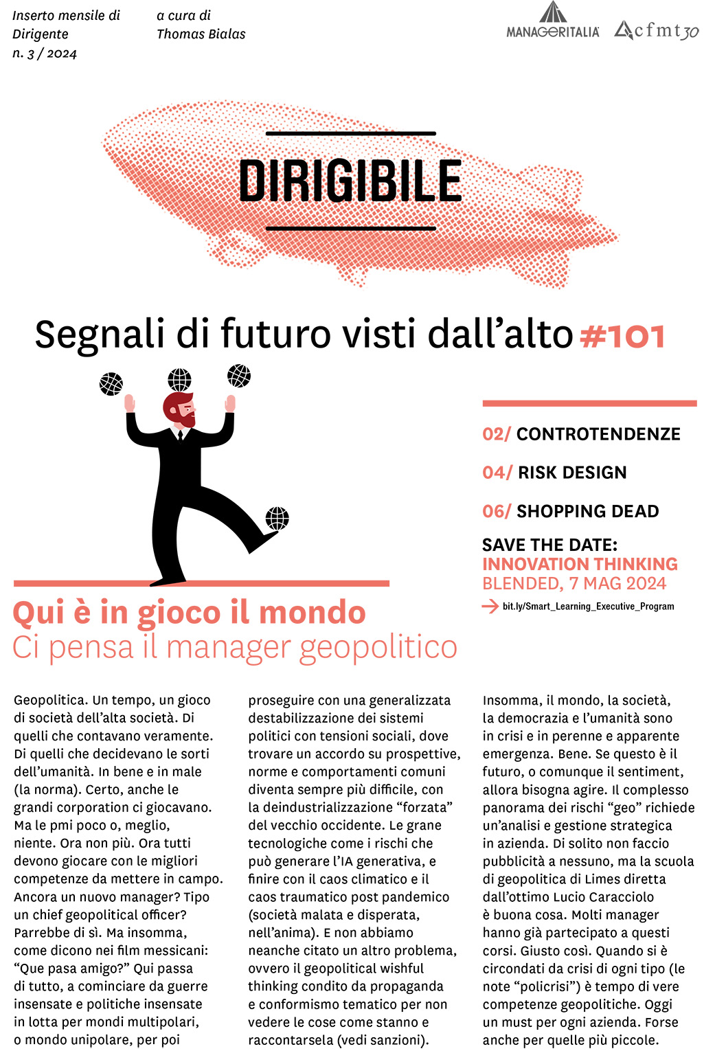 Copertina Dirigibile 101 - 2024