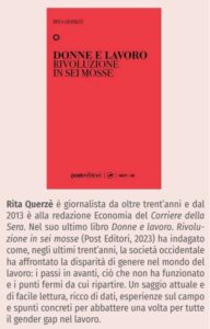 donne e lavoro rita querzé
