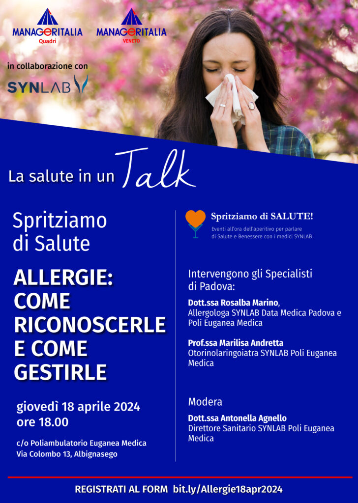 Eventi all’ora dell’aperitivo per parlare di Salute e Benessere con i medici SYnLab