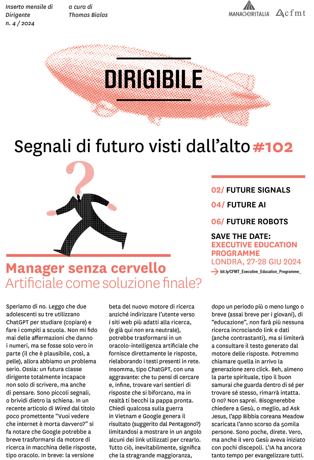 Copertina Dirigibile 102-2024