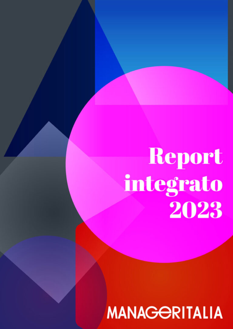 Copertina Manageritalia - Report integrato 2023