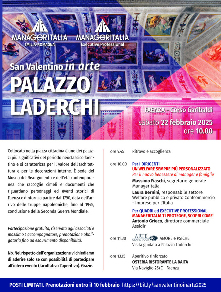 immagini e testo iniziativa visita Palazzo Laderchi