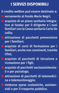 servizi disponibili piattaforma welfare dirigenti terziario