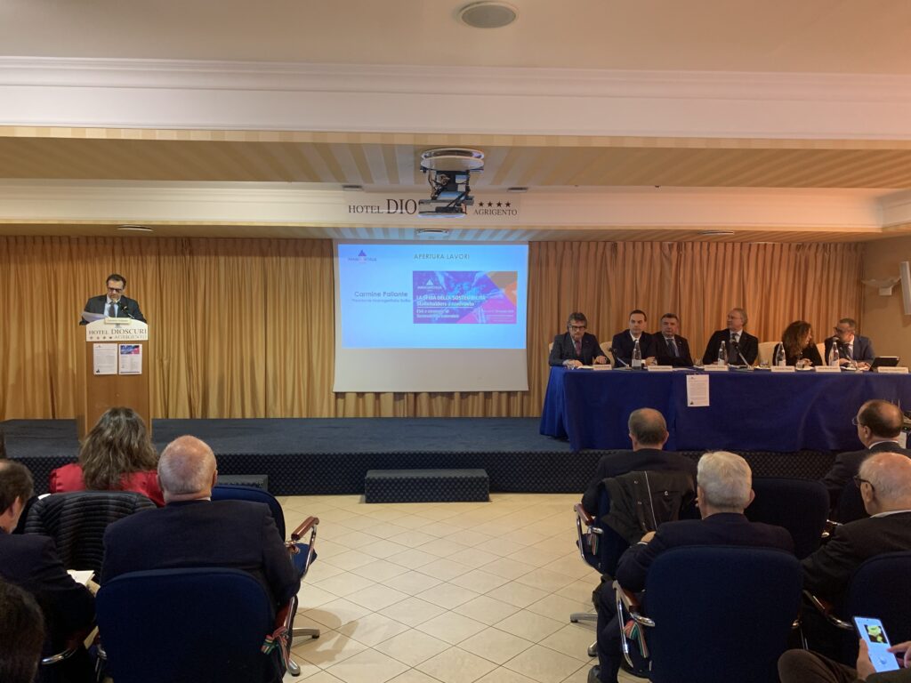 convegno con panel esperti sostenibilità ad Agrigento 12032025
