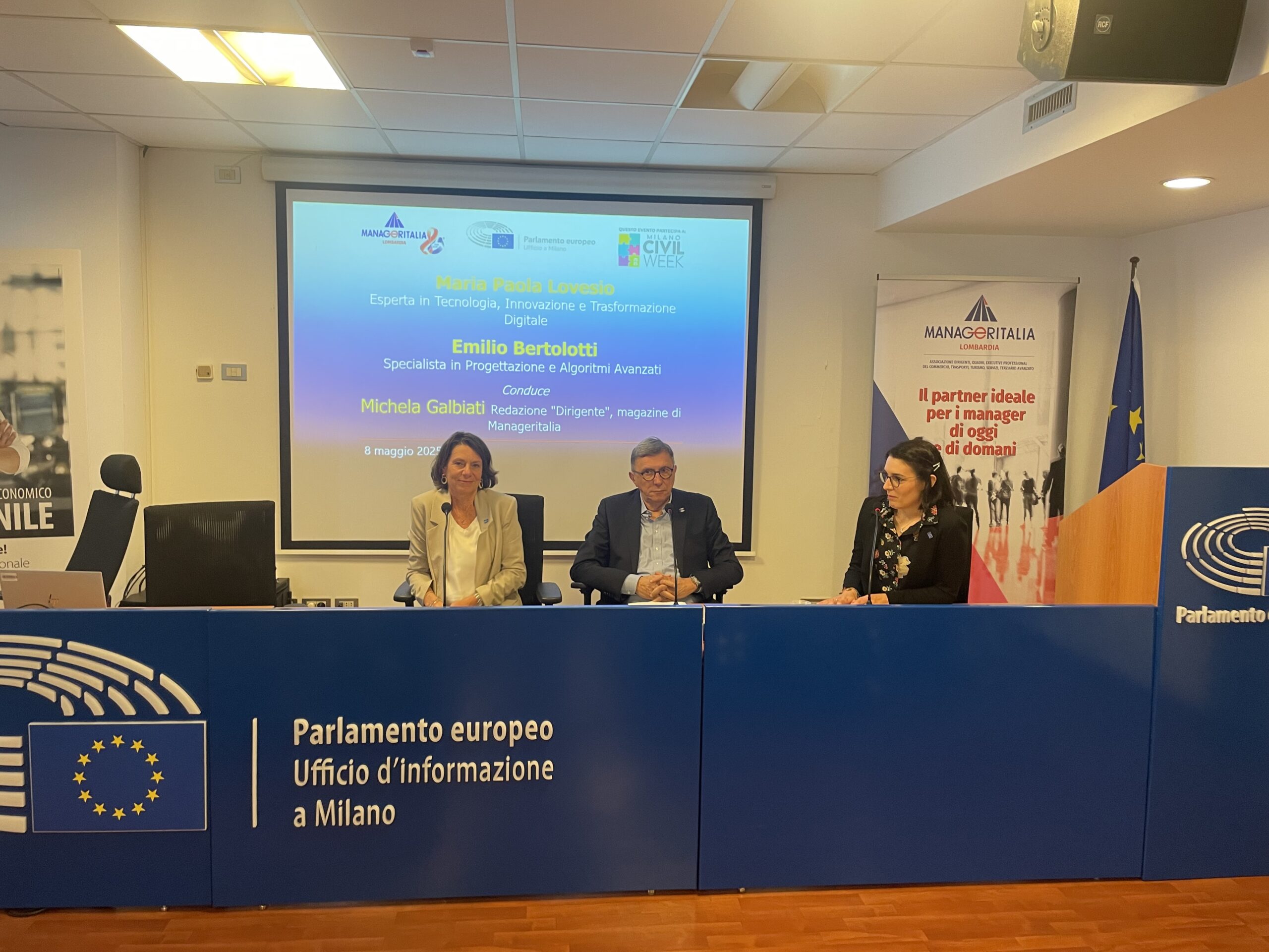 civil week manageritalia lombardia parlamento europeo milano