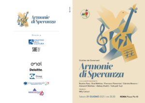 Programma Concerto Armonie di Speranza Giubile dei Governanti