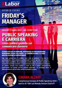public speaking e cerriera friday's manager xlabor