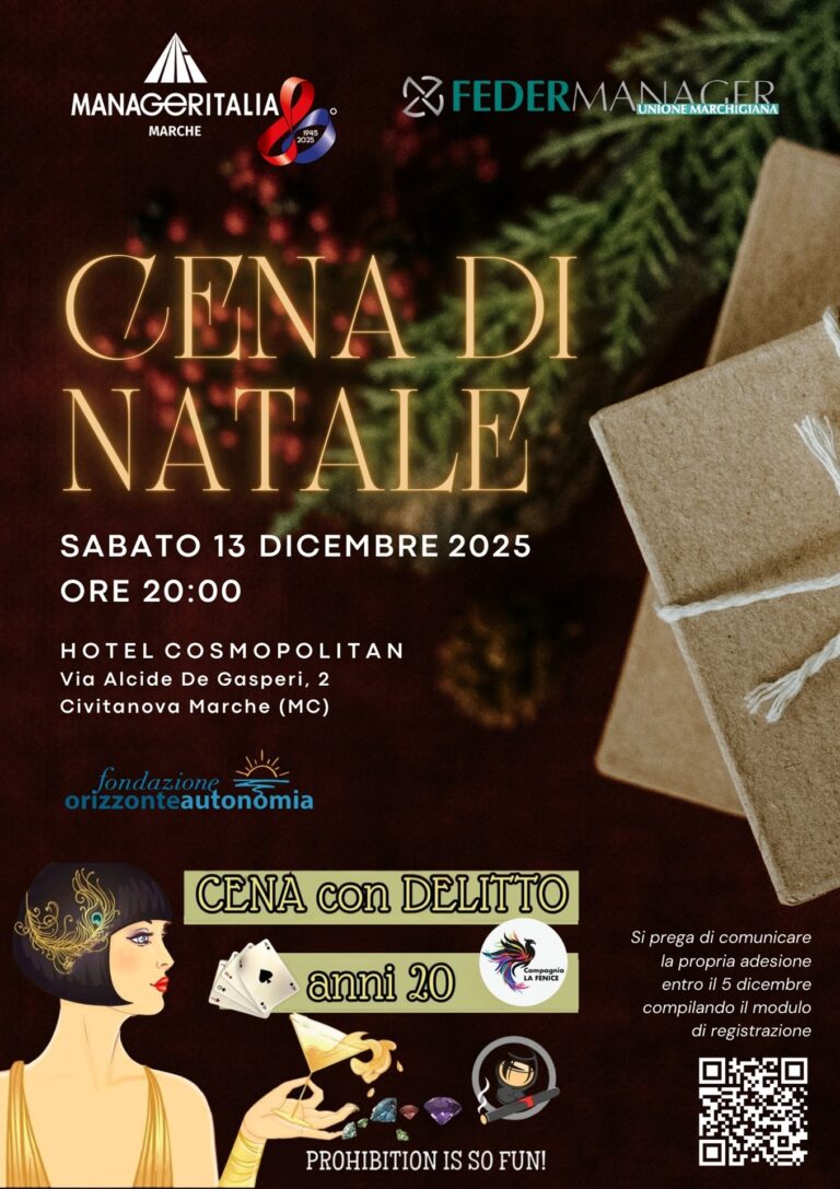 locandina cena natale marche