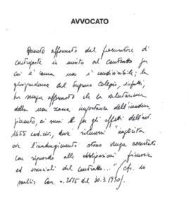 avvocato grafologia